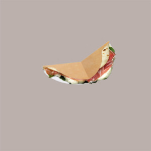 100 Pz Porta Crepes Piadina RIPIEGABILE Carta Alimentare Asporto