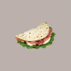 100 Pz Porta Crepes Piadina RIPIEGABILE Carta Alimentare Asporto [e712d5a2]
