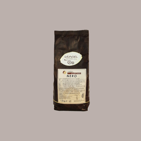 1,8 Kg Preparato in Polvere Box Nero Gusto Cioccolato Fondente per Gelato Leagel [82144b7d]