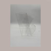 1 Pz Contenitore Doppio Porta Palettine Per Gelaterie in Plexiglass Trasparente 19x14H28,5 cm [c10fd7a3]