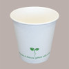 100 Pz Bicchiere Termico per Caffè 80cc in Carta Bianca 3oz B05 [56c5af2d]