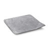 40 Pz Vassoio Stone Plastica Grigio Ardesia Quadrato Mini Monoporzione 11x11 Alcas [b23fd0ed]