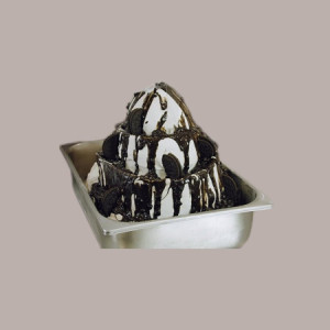 5 Kg Variegato al Gusto Biscotto Black Oreo ideale per Gelato Dolci LEAGEL