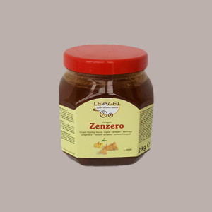 2 Kg Variegato Zenzero Salsa con Pezzi ideale per Gelato Yogurt Dolci Leagel