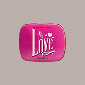 1 Scatola Spezzatina My Love Tronchetti di Liquirizia AMARELLI 12 Pezzi X 20 g