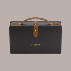 Valigetta Nera di Tè Nero 4x30g Coffret Superbe Dammann Domori [6f01d31c]