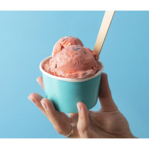 180 Pz Coppetta Gelato Carta 230cc Maxi Grafica Fruits&Stripes Verde Chiaro [4bee4083]
