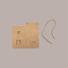 20 Pz Scatola per Confezione Regalo Mini Casetta Natale con Cordino in Cartoncino Avana Ideale per Confetti 80x80x75  [0cb1668e]