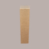 20 Pz Scatola Astuccio Porta 1 Bottiglia 250/500 ml Olio in Cartoncino Onda Avana Petit 55x55H240mm [ce228511]