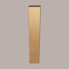 10 Pz Scatola Astuccio Porta 1 Bottiglia 500/750 ml Liquore in Cartoncino Avana Liscio 75x75H400mm [6c7c0302]