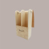 1 Pz Cofanetto in Legno Porta 2 Bottiglie 750 ml Ideale per Confezione Regalo 33+9x18,5cm [15751547]