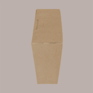 10 Pz Scatola Porta Dolci Mignon in Cartoncino Avana Ecolife 18x25H6,5cm [26e291dd]