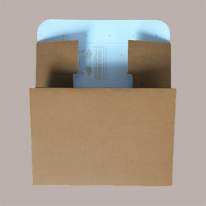 10 Pz Scatola Porta Dolci Mignon in Cartoncino Avana Ecolife 18x25H6,5cm [23b2d6c3]