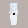 10 Pz Scatola Astuccio Porta 1 Bottiglia 750 ml Olio Vino Cartoncino grafica Seta Bianco 90x90H340mm [d5068b94]