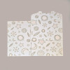 5 Pz Scatola per Confezione Regalo Porta Panettone Bottiglia Valigetta Baulotto in Carta Grafica White 330x250H390mm [56f6a6e0]