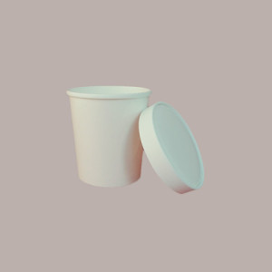 50 Pz Coperchio per Cestello Barattolo Ice Cream Bucket 500cc [5c7eeb19]