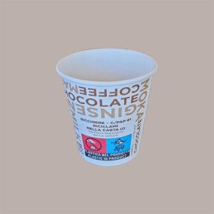 200 Pezzi Bicchiere Termico Carta Caffè Bianco White 3oz 93 ml [4dc5b329]