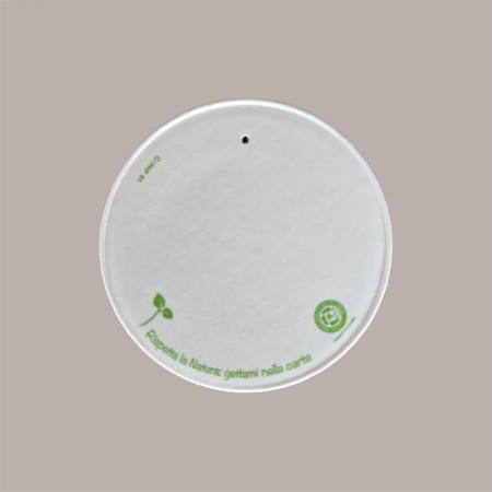 100 Coperchio in Carta Chiuso 62mm Bicchiere Caffè 120cc 4oz B10 [eba83bf7]