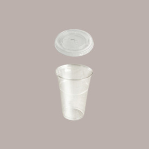 100 Coperchio Piatto Taglio Croce dm78 PLA  BIO 200cc 250cc 300cc