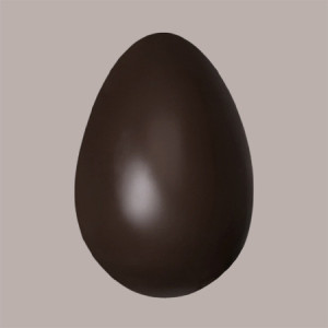 Stampo in Policarbonato Liscio per Uovo di Cioccolato Pasqua 150g Riutilizzabile [7ddebd1b]