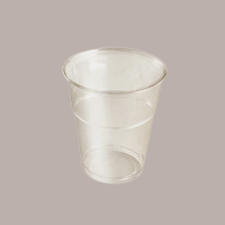 100 Pz Bicchiere Plastica PET MonousoTrasparente 250cc (0,2 L alla Tacca) Bibita Birra [422808b4]