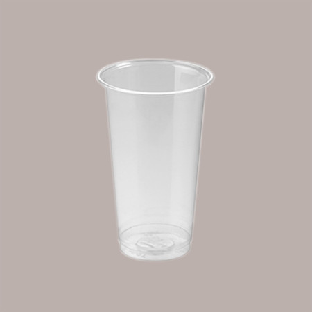 100 Pz Bicchiere Plastica PLA Bio Trasparente Tumbler 350cc (0,3 L alla Tacca) per Cocktail Drink [818828dc]