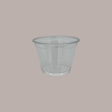 100 Pz Coppa Vasetto Trasparente per Yogurt e Gelato in Polietilene Pet 210cc [c2e1d123]