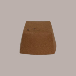 100 Pz Monoporzione Finger Food Carta Avana 240cc 80x80H50