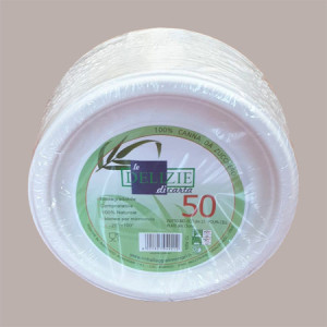 100 Pz Piattino Dolce Aperitivo Bio Eco dm15 Carta Polpa Cellulosa [5cc0031c]