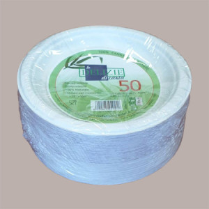 100 Pz Piattino Dolce Aperitivo Bio Eco dm15 Carta Polpa Cellulosa [59904402]