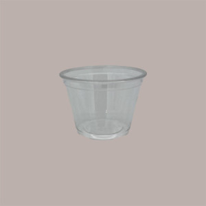 100 Pz Coppa Vasetto Trasparente per Yogurt e Gelato in Polietilene Pet 160cc [d0dbd0ff]