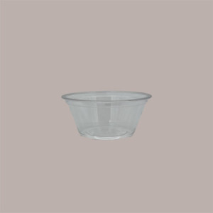 100 Pz Coppa Vasetto Trasparente per Yogurt e Gelato in Polietilene Pet 80cc [b793ff3e]