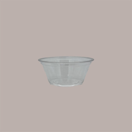 100 Pz Coppa Vasetto Trasparente per Yogurt e Gelato in Polietilene Pet 80cc [b793ff3e]