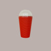 100 Pz Coperchio Cupola Trasparente con Foro Apribile BT35 42 55 [6296431f]