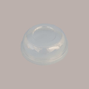 100 Pz Coperchio Cupola Senza Foro dm95  Bicchiere Pet 575 e 650 [1233933e]