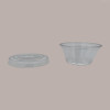 100 Pz Coperchio Piano Trasparente in Pet Con Foro Dm74 Adatto a Coppa Vasetto V80,V100, V120, [3de40a0e]