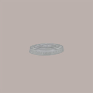 100 Pz Coperchio Piano Trasparente in Pet Con Foro Dm74 Adatto a Coppa Vasetto V80,V100, V120, [8fa98c14]