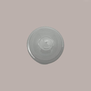 100 Pz Coperchio Cupola Trasparente in Pet Con Foro Dm74 Adatto a Coppa Vasetto V80,V100, V120 [065ce516]