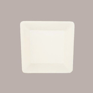 50 Piatto Biodegradabile Eco Quadrato 26x26 Carta Polpa Cellulosa [7bd09786]
