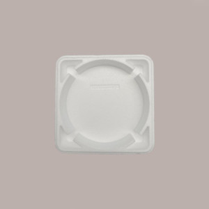 4 Pz Termoscatola Quadrata con Interno Tondo Polistirolo Torte Gelato Semifreddi Dm interno 23,5 cm [09ed4f97]