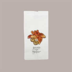 10 Kg Sacchetto Carta Bianco Antigrasso 12x24 cm grafica Pizza e Dolci [d6495c9b]