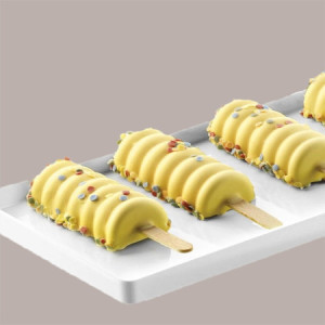 Set 2 Vassoi VGEL 03 Espositore Bianco per Stecchi Gelato 119x395.5H13mm [003caccb]