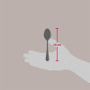 100 Pz Mini Posata Cucchiaino Pulz Spoon Riutilizzabile Trasparente 10 cm [e7c87463]