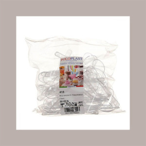 100 Pz Mini Posata Cucchiaino Pulz Spoon Riutilizzabile Trasparente 10 cm [e298337d]