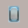 Bacinella Vaschetta Acciaio Inox Gastronomica per Gelato 360x250x80mm [e83c29d7]