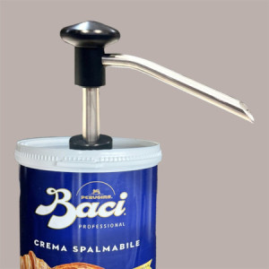 Dosatore Erogatore in Acciaio a Pressione per Creme Spalmabili 1,2 Kg PERUGINA