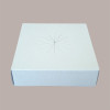 5 pz Scatola Trasparente Porta Uovo Cioccolato Pasqua Fondo Carta Bianco Effetto Pelle 180x180H150mm [90e3c1db]