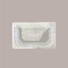 80 Pz Vaschette 1/4 Gastronorm in Polipropilene Termosaldanti Bianche 26x16H5 cm [1faeafc3]