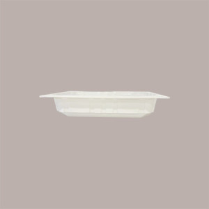80 Pz Vaschette 1/4 Gastronorm in Polipropilene Termosaldanti Bianche 26x16H5 cm [ade329d9]