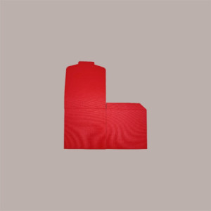 5 Pz Scatola per Confezioni Regalo Porta Pandoro in Carta Lino Rosso Segreto 22x22H23 cm [14e58a89]